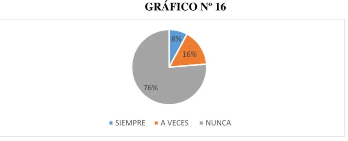 GRÁFICO Nº 16 