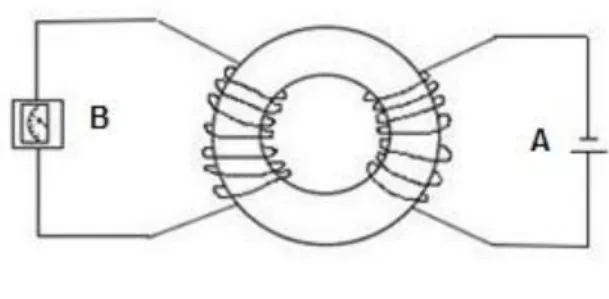 Figura 3. Anillo de hierro con alambres enrollados.   