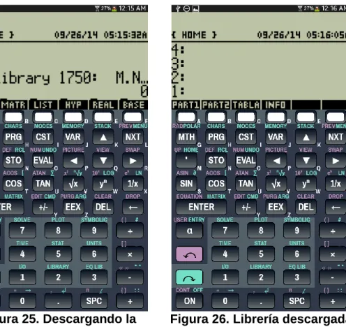 Figura 25. Descargando la  librería 