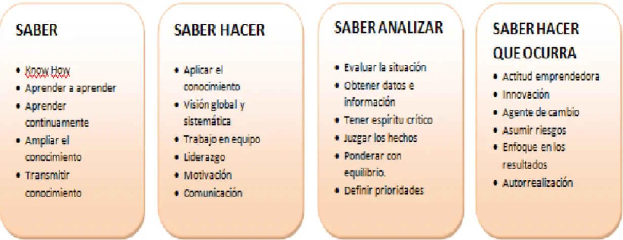 Gráfico N° 1: La composición del talento humano 