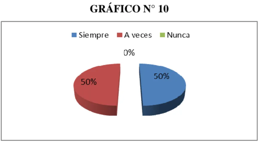 GRÁFICO N° 10 