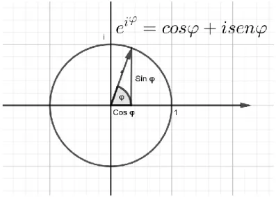 Ilustración 2. Circulo Unitario con números complejos 