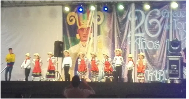 Ilustración 13: Visita al encuentro nacional de Torbellino y las danzas tradicionales en Tabio