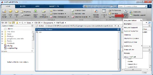 Figura 3. 12: Ayuda en el Desktop Matlab 