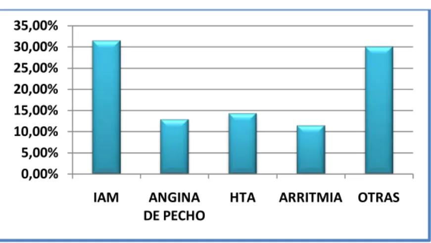 Gráfico N° 6: Porcentaje de patologías diagnosticadas. 