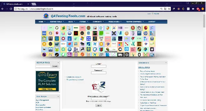 Figura 2.1 Repositorio QA Testing Tools 