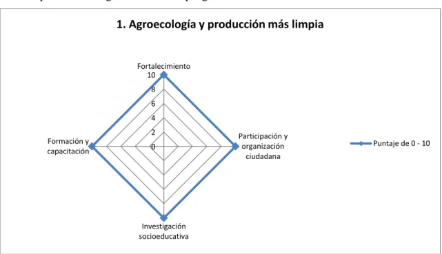 Figura 3. Representación gráfica del área programática 1. 