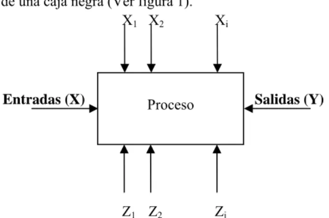 Figura 1. Esquema de un proceso 