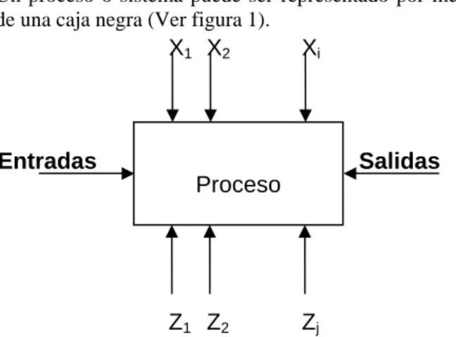 Figura 1. Esquema de un proceso 