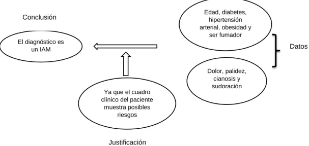 Figura 5. Estructura argumentativa E6, primer momento. 