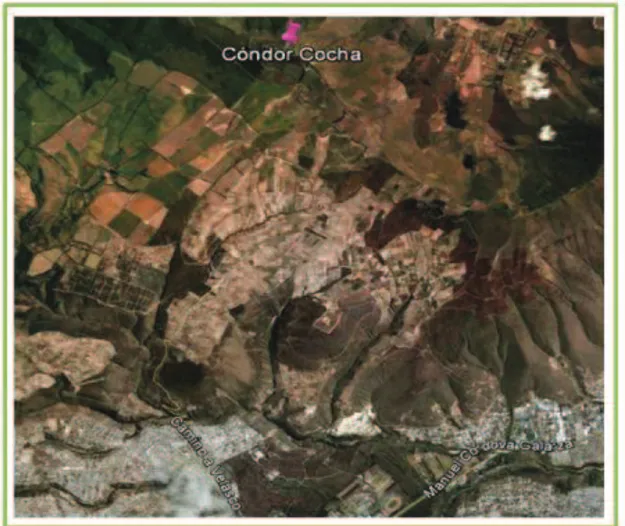Figura 2.5 Otros accesos al cerro Cóndor Cocha. 