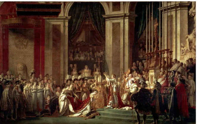Ilustración 8 La coronación de Napoleón 
