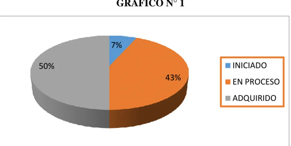 GRÁFICO N° 1 