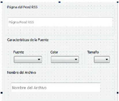 Figura 2.9 Primer sketch del plugin RSS 