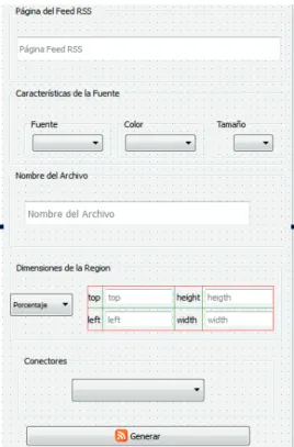 Figura 2.17 Presentación final del consumidorRSS    PRUEBAS DEL PLUGIN CON COMPOSER NCL  