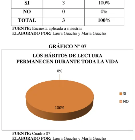 GRÁFICO N° 07 