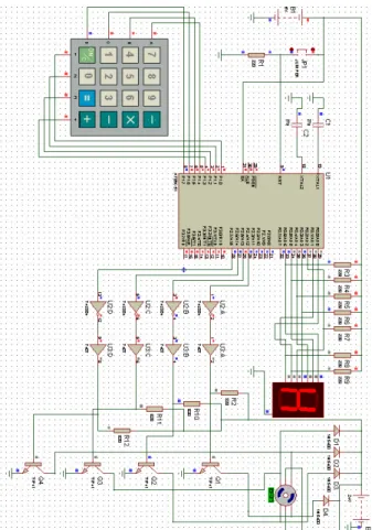 Figura 7. Simulación en el programa Proteus. 