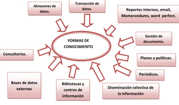 Figura 4. Formas de conocimiento explícito.