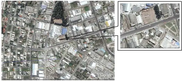 Fig. 1.- Ubicación de la Planta ESACONTROL S.A. 
