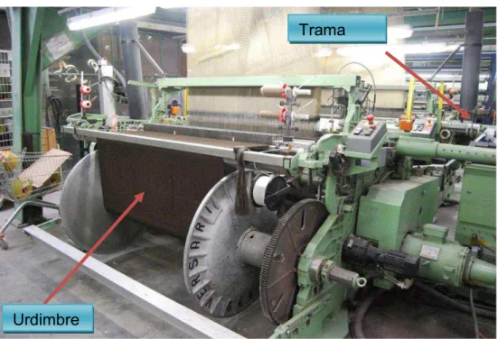 Figura 1. 9. Urdimbre-Trama 