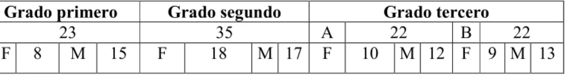 Tabla 1. Distribución de estudiantes por género.  