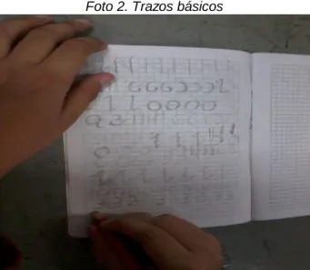 Foto 2. Trazos básicos