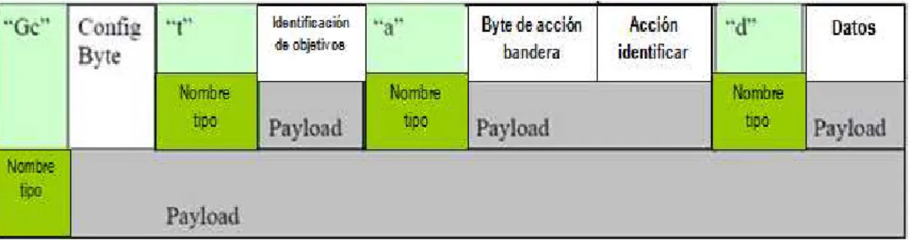 Fig 4.  Estructura de un Registro de Control Genérico 20