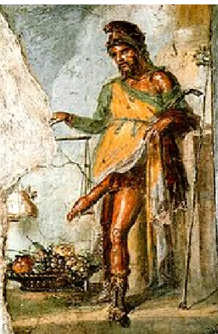 Figura  8: Príapo. Fresco casa de Vettii. Pompeya 