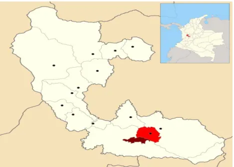 Figura 8. Mapa municipio de Risaralda 