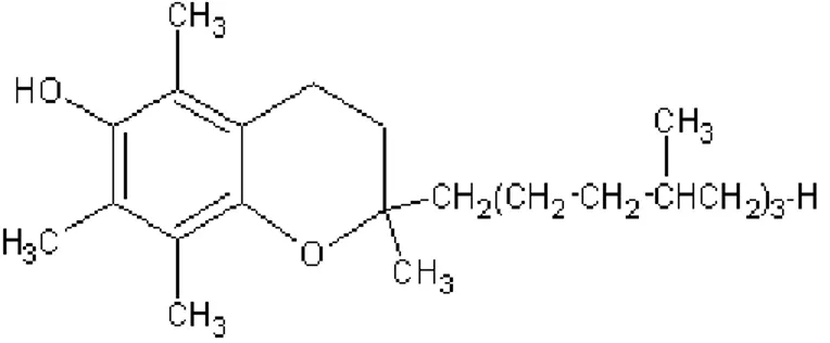 Figura 11. Molécula Vitamina E. 