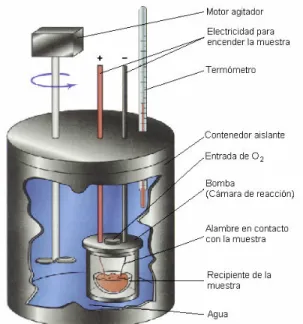 Figura 7. Bomba Calorimétrica, [97]. 