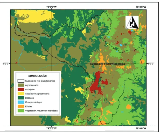 GRÁFICO 3. 11. USO DE SUELO EN EL ÁREA DE ESTUDIO: 