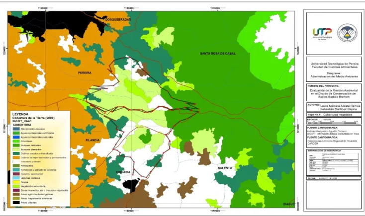 Figura  6.  Usos  del  suelo  que  predominan  en  el  Distrito  de  Conservación  de  Suelos Barbas Bremen