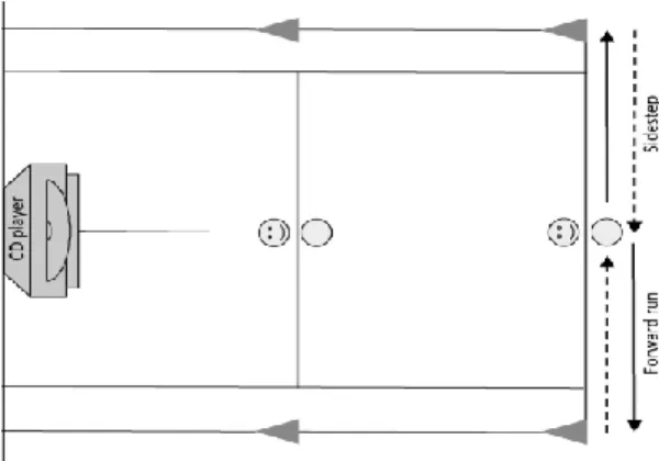 Figura 3. Diseño y dirección de la carrera en el test 