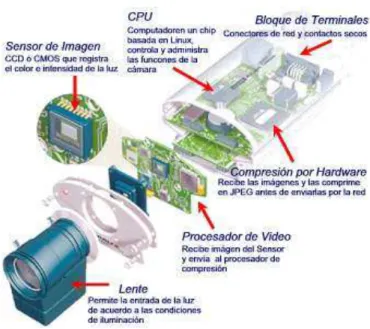Figura 1.26: Estructura Interna de las Cámaras IP 24 