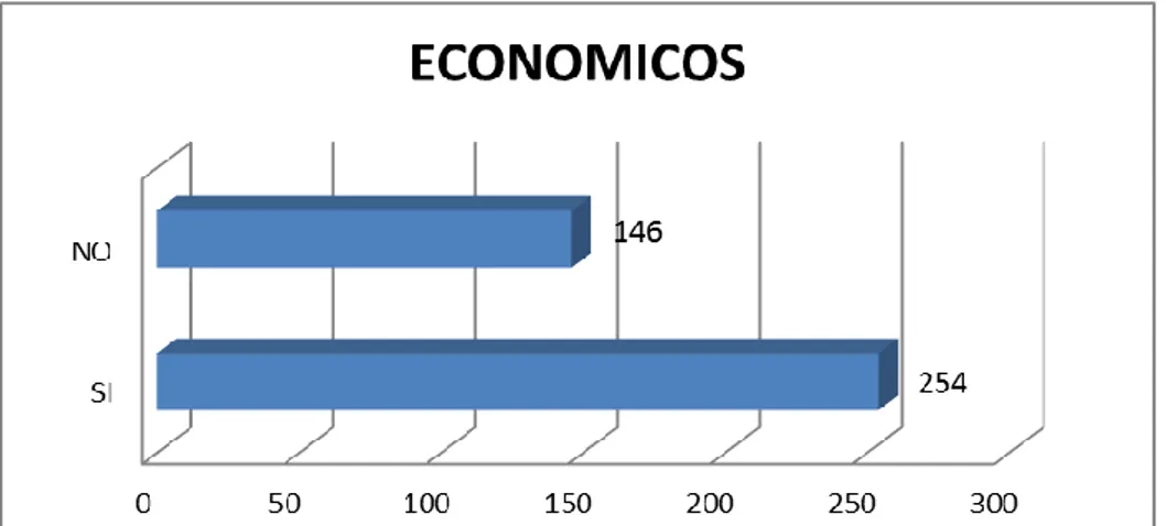Gráfico 9. Características y calificación de productos (Económicos). 