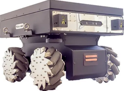 Figure 2.14: Omnidirectional Mobile Robot Summit-XL Steel by Robotnik Source: [13]