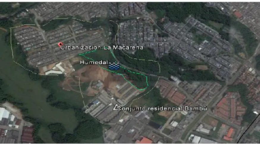 Figura 1. Mapa del área de estudio 