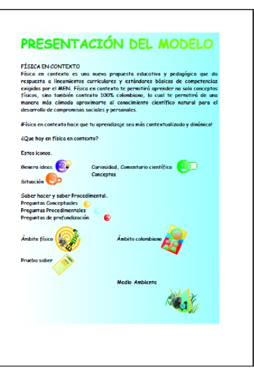 Ilustración 3.1.1. Modelo del texto 
