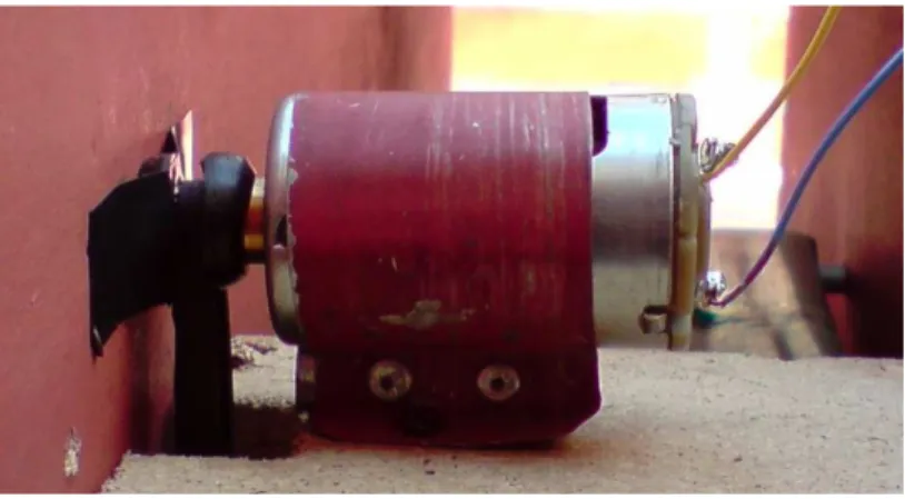 Figura 7.  Imagen del motor de la banda transportadora. 