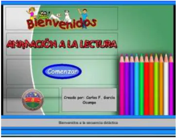 Figura N° 3 Pantallazo de Bienvenida 