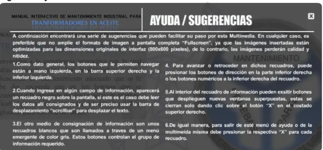 Figura 5. Ayuda. 