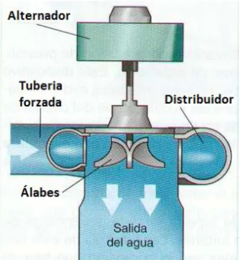 Figura 4 Turbina Francis (Sanchez Dominguez, 2006) 