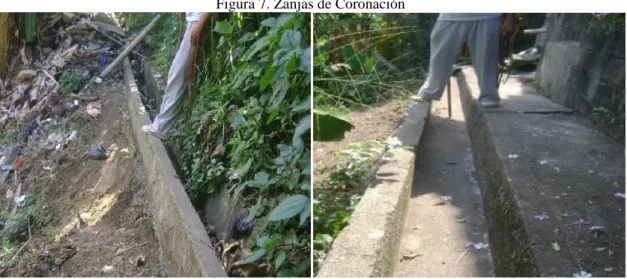 Figura 7. Zanjas de Coronación 