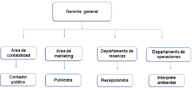 Tabla 8.Manual de funciones administración .
