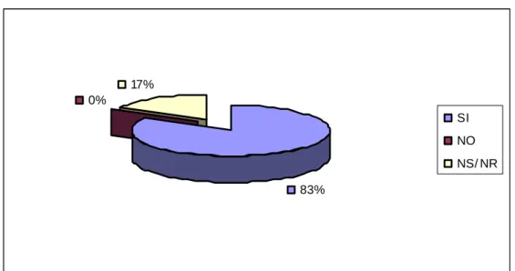 Gráfico No. 06 Relación de los programas con las necesidades de desarrollo regional 