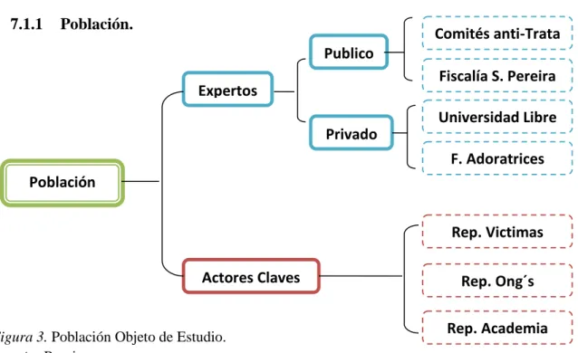 Figura 3. Población Objeto de Estudio. 