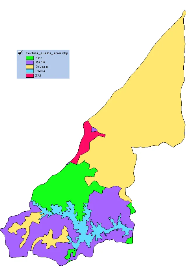 Figura 2.5: Mapa de textura de suelos
