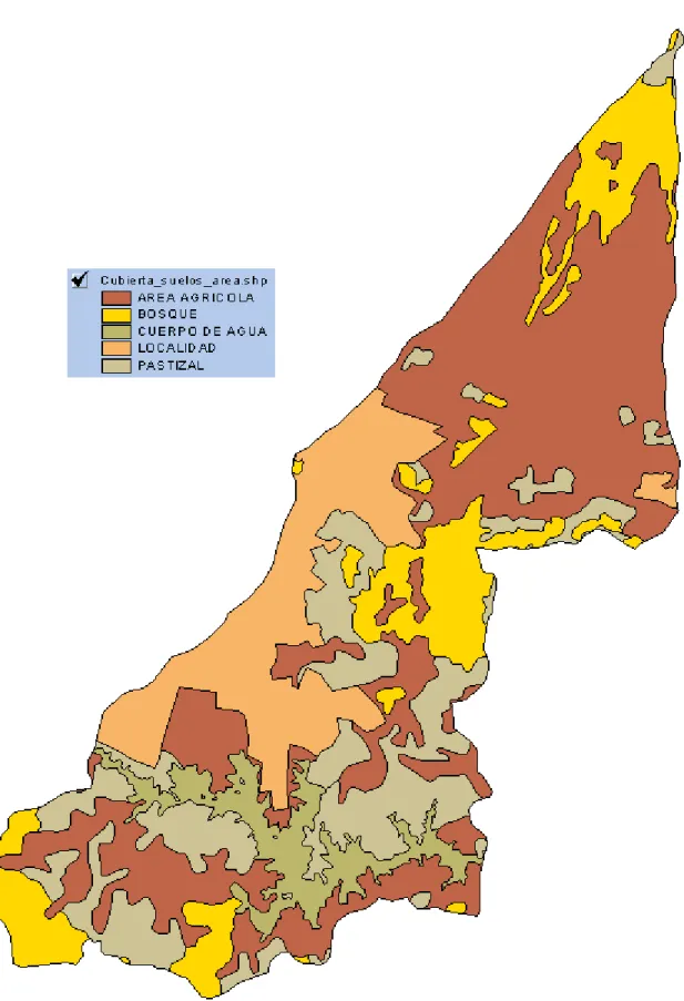 Figura 2.6: Mapa de cubierta de suelos
