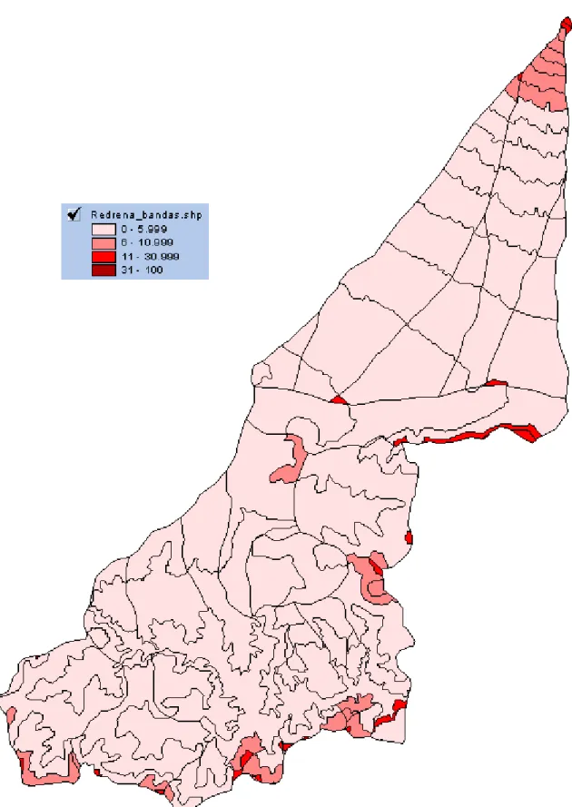 Figura 2.7: Mapa de pendientes Categor´ıa 1